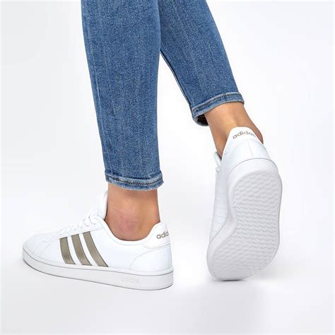 adidas white sneakers women|adidas white leather sneakers women's.